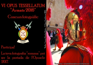 Cartel promocional Opus Tessellatum "Armats 2016"